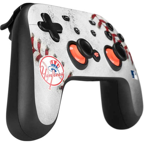 MLB New York Yankees Game Ball Google Stadia Controller Skin